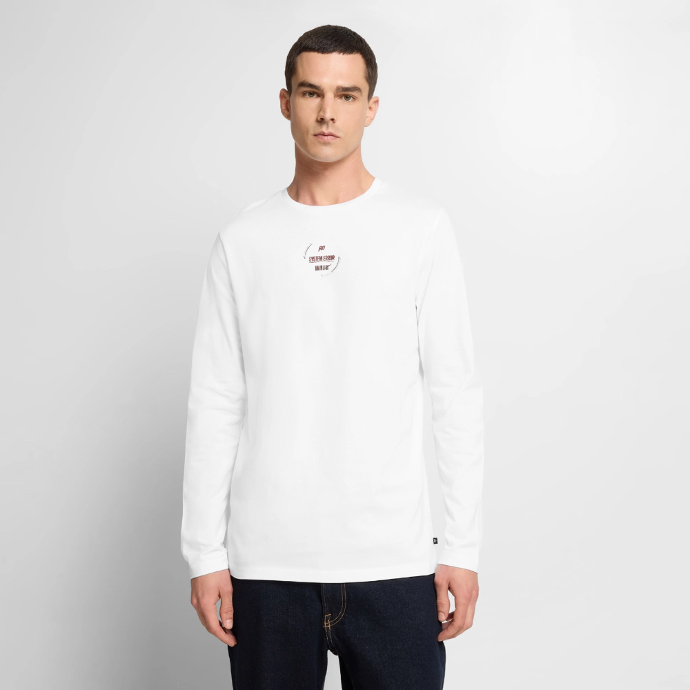 ARCHIVE 001: GLITCH IN THE MATRIX Longsleeve - white