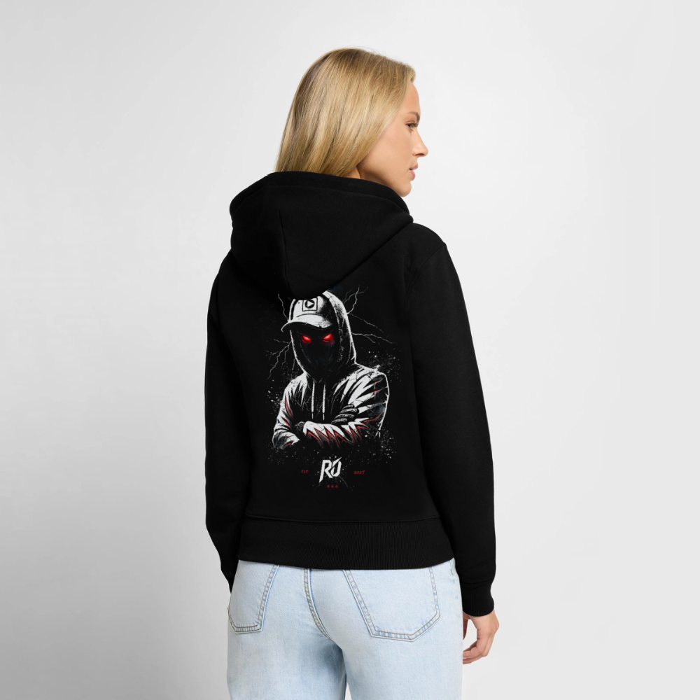 OVERMAN // ORIGIN Woman Hoodie Zipper - black