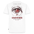 ARCHIVE 001: GLITCH IN THE MATRIX T-SHIRT - white