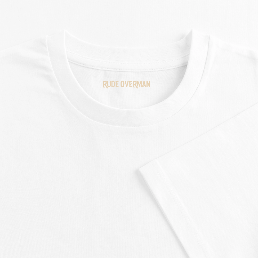 FEAR LESS, LIVE RUDE - Leonidas - white