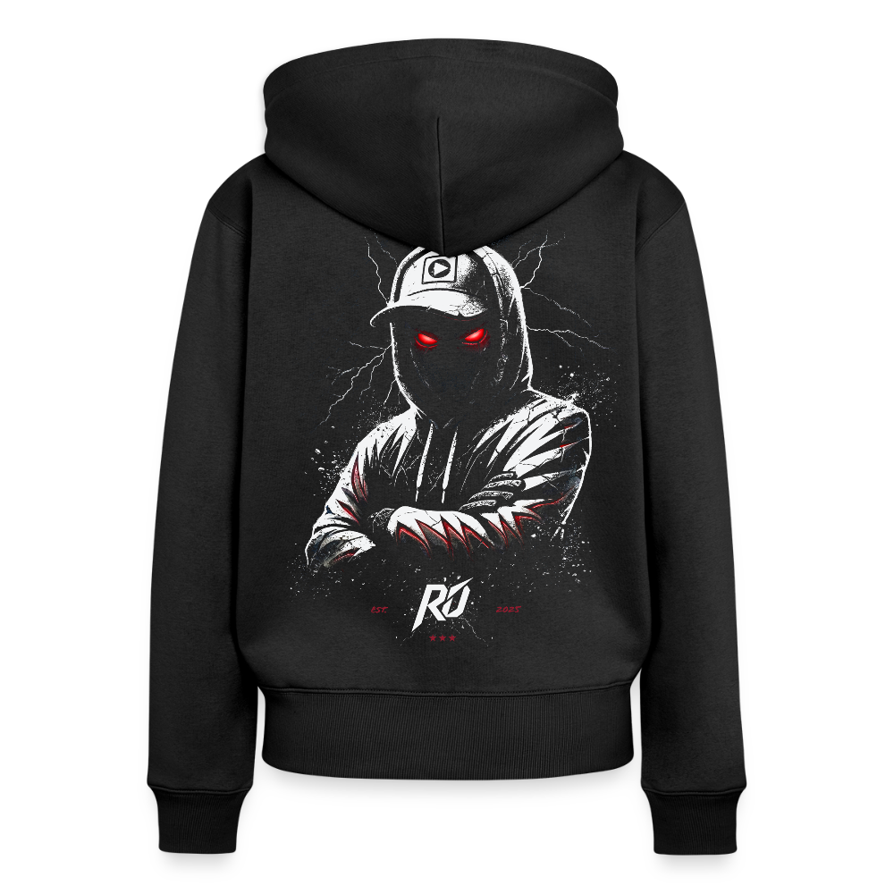OVERMAN // ORIGIN Woman Hoodie Zipper - black