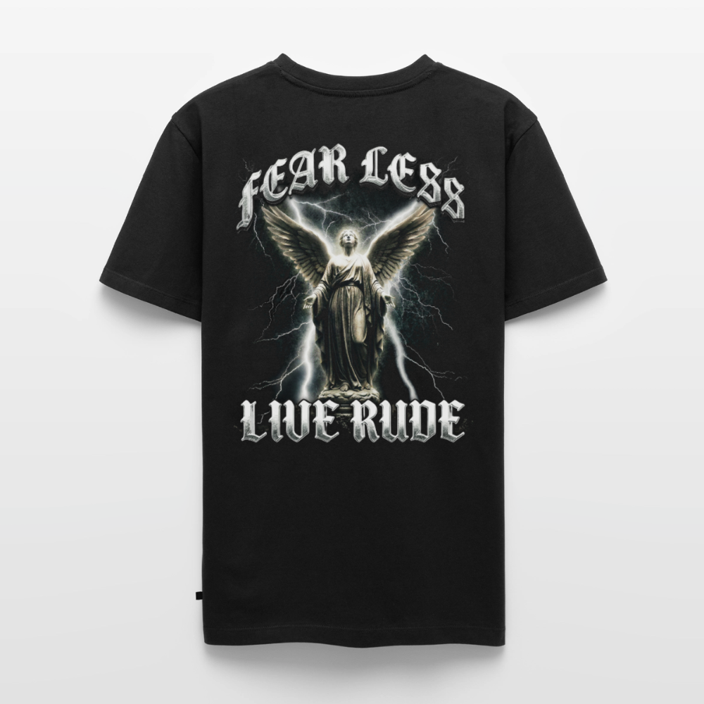 FEAR LESS, LIVE RUDE - Angel - black
