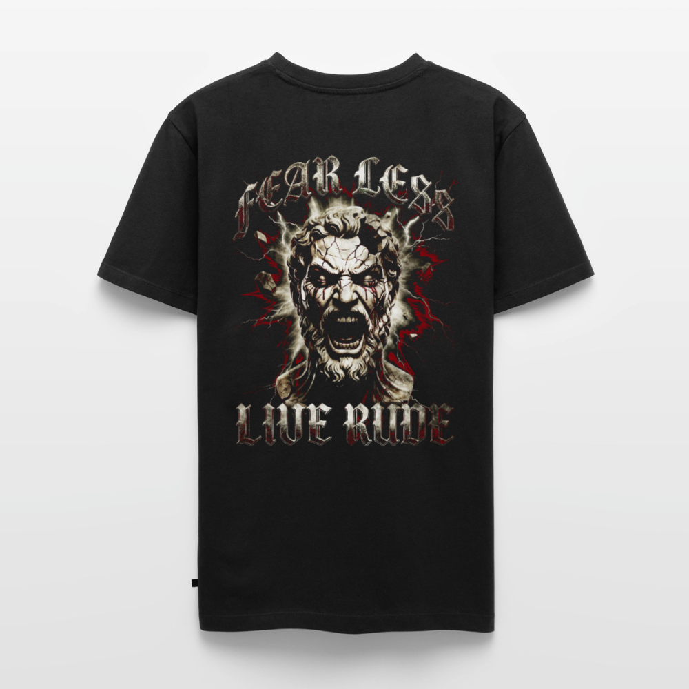FEAR LESS, LIVE RUDE - Leonidas - black