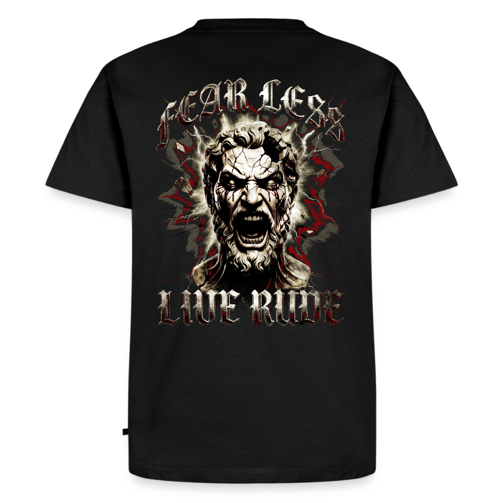 FEAR LESS, LIVE RUDE - Leonidas - black