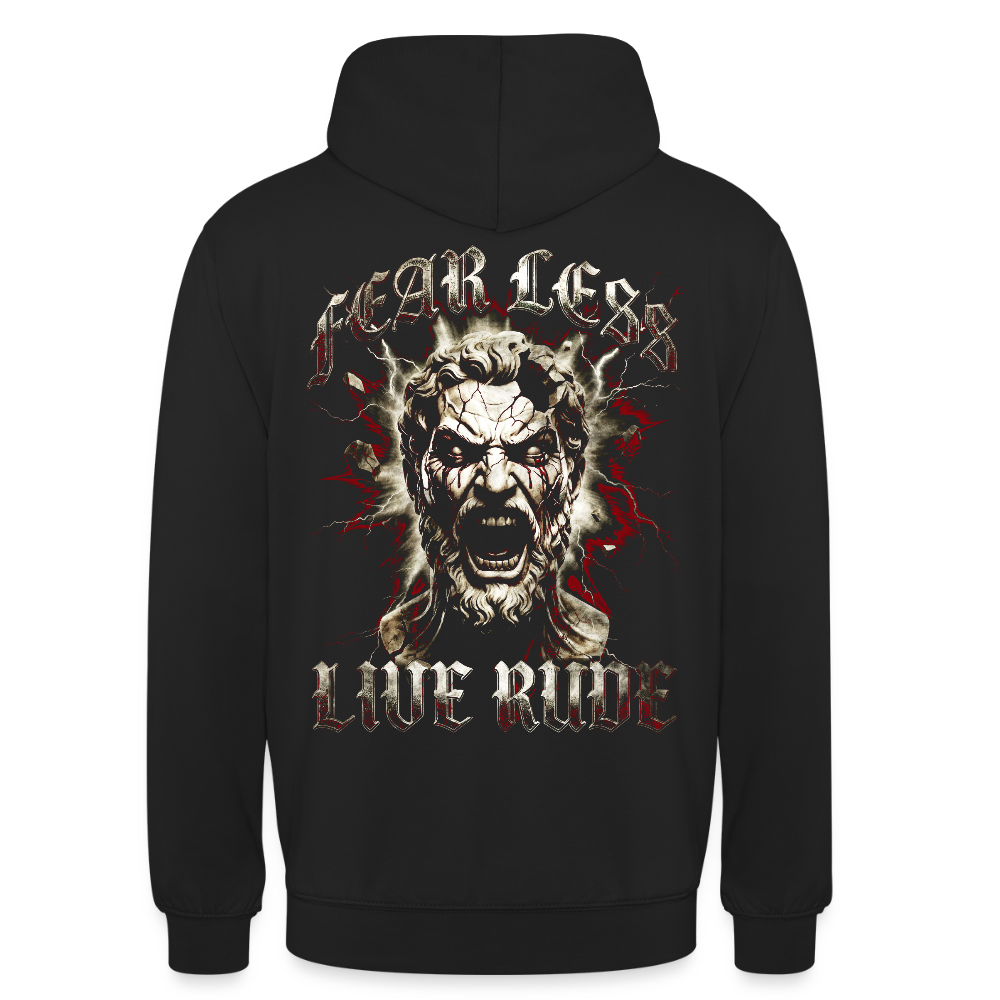 FEAR LESS, LIVE RUDE - Leonidas - black