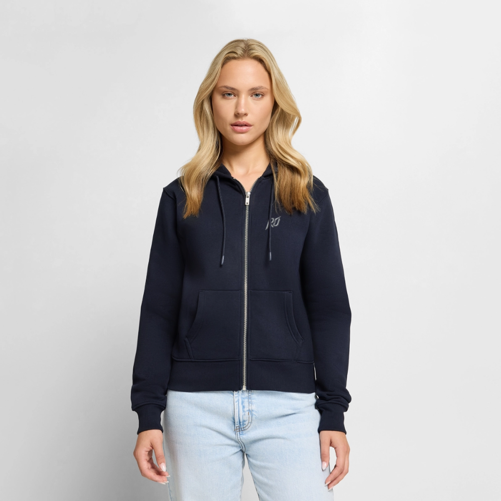 OVERMAN // ORIGIN Woman Hoodie Zipper - navy