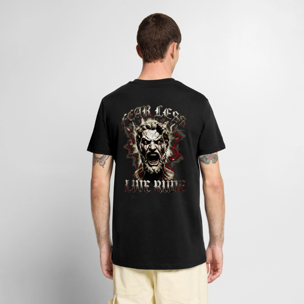 FEAR LESS, LIVE RUDE - Leonidas - black