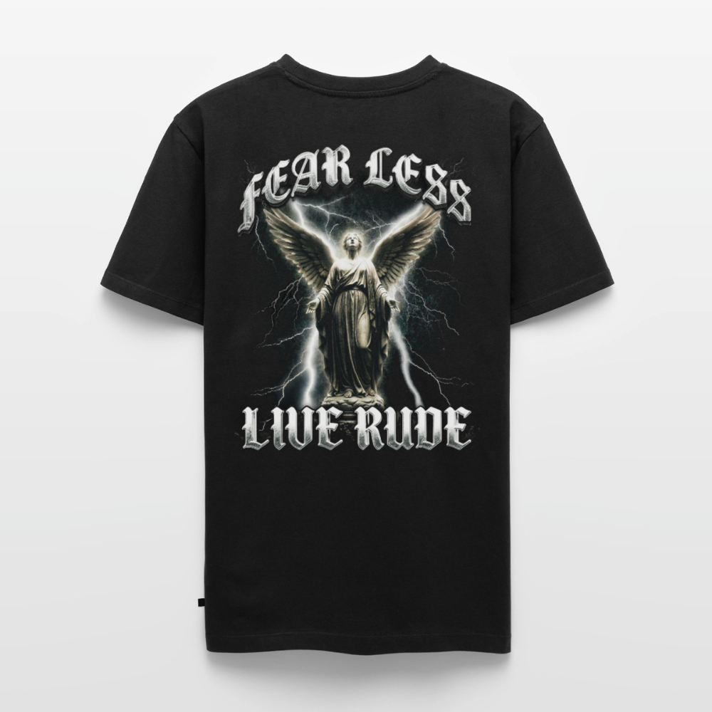 FEAR LESS, LIVE RUDE - Angel - black