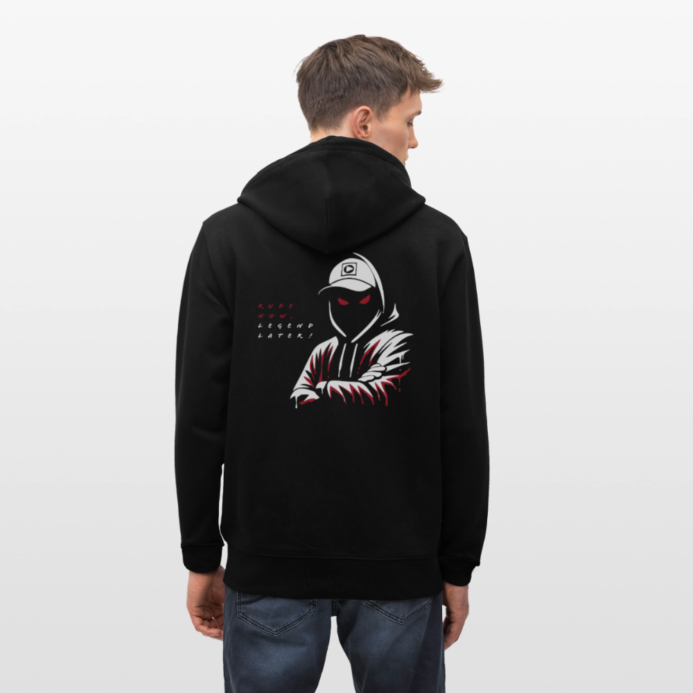 Rude Melt Legend - Hooded Jacket - black