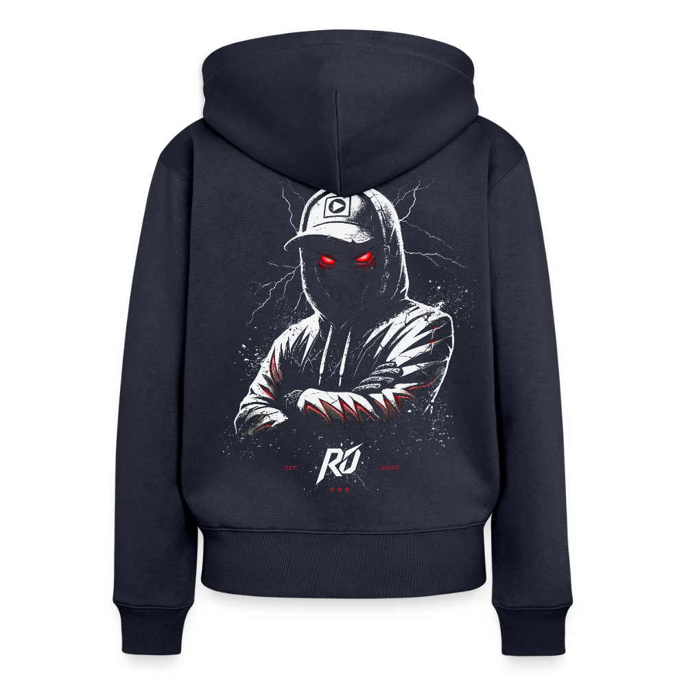 OVERMAN // ORIGIN Woman Hoodie Zipper - navy
