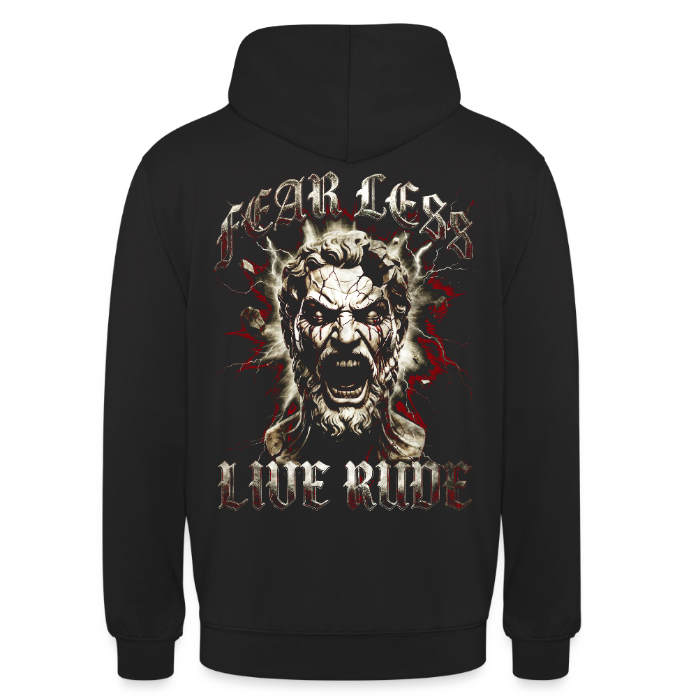 FEAR LESS, LIVE RUDE - Leonidas - black