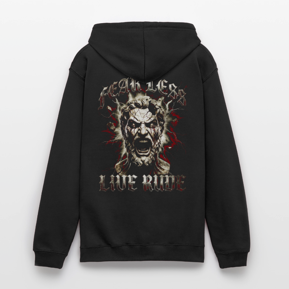 FEAR LESS, LIVE RUDE - Leonidas - black
