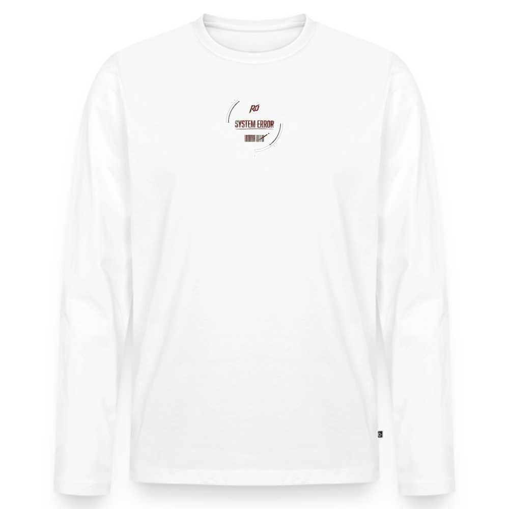 ARCHIVE 001: GLITCH IN THE MATRIX Longsleeve - white