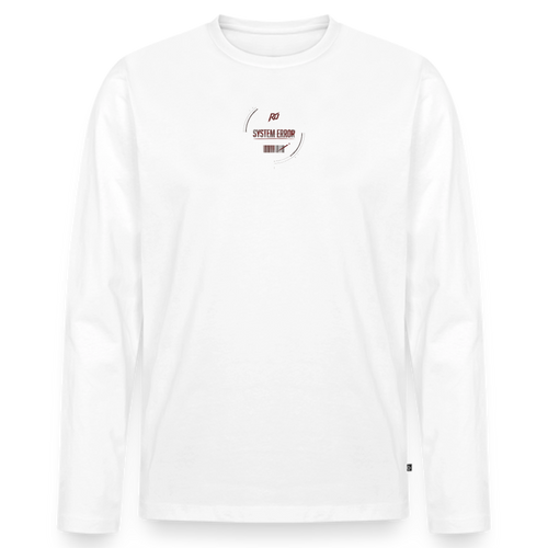 ARCHIVE 001: GLITCH IN THE MATRIX Longsleeve - white