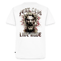 FEAR LESS, LIVE RUDE - Leonidas - white