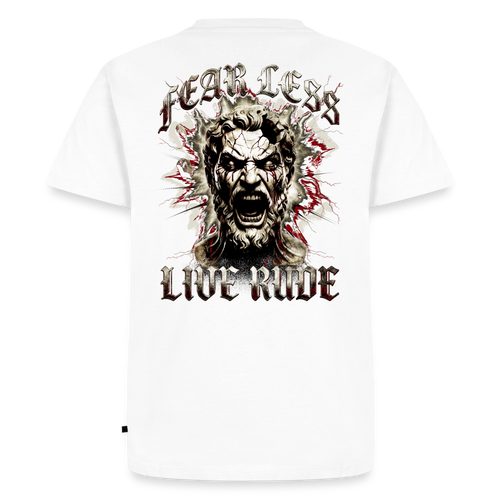 FEAR LESS, LIVE RUDE - Leonidas - white