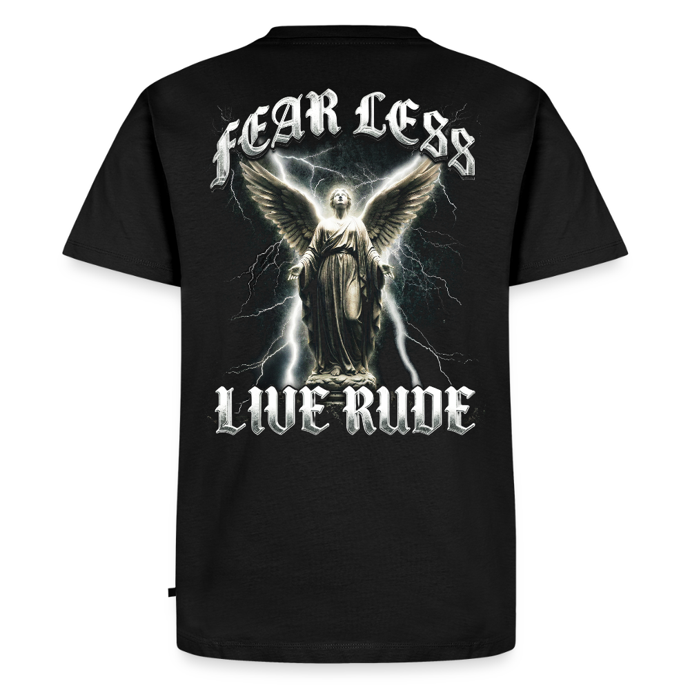 FEAR LESS, LIVE RUDE - Angel - black