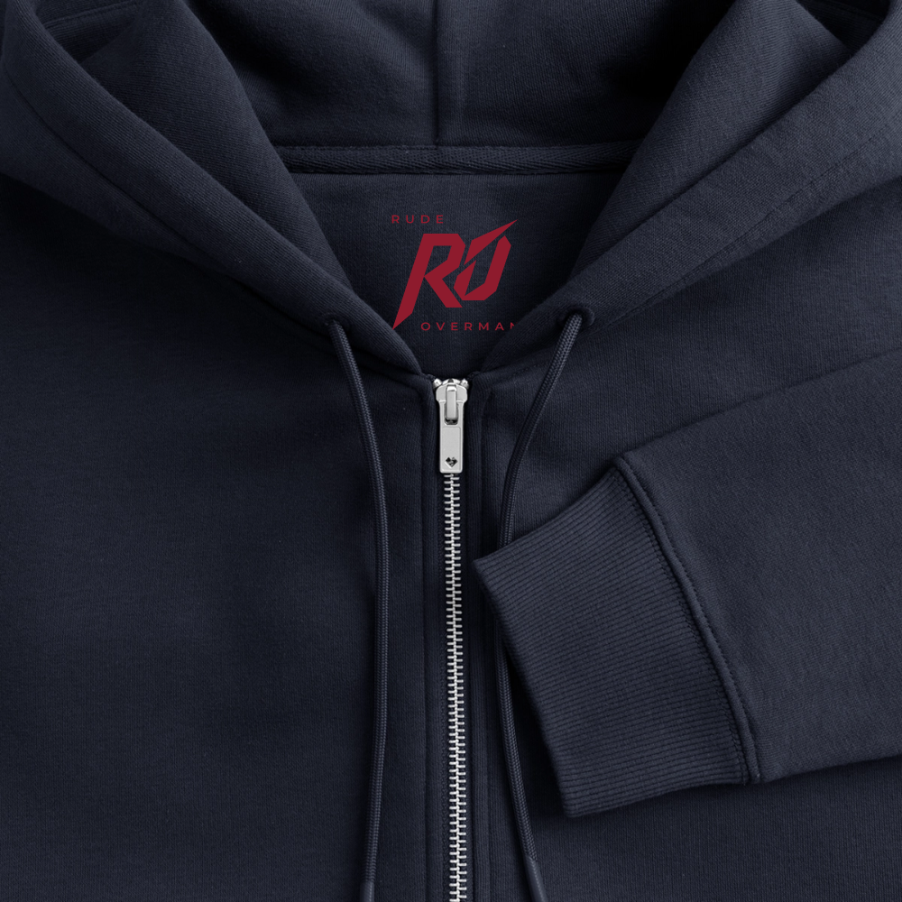 OVERMAN // ORIGIN Hoodie Zipper - navy