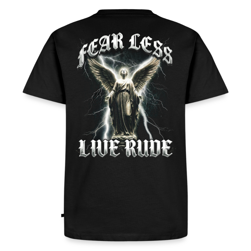 FEAR LESS, LIVE RUDE - Angel - black