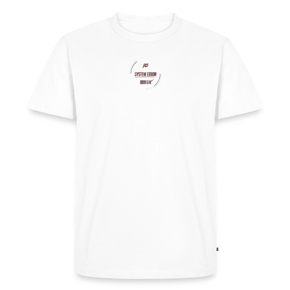 ARCHIVE 001: GLITCH IN THE MATRIX T-SHIRT - white