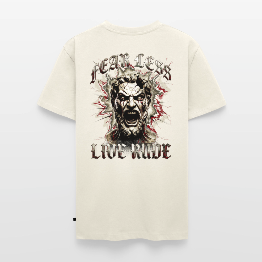 FEAR LESS, LIVE RUDE - Leonidas - off white